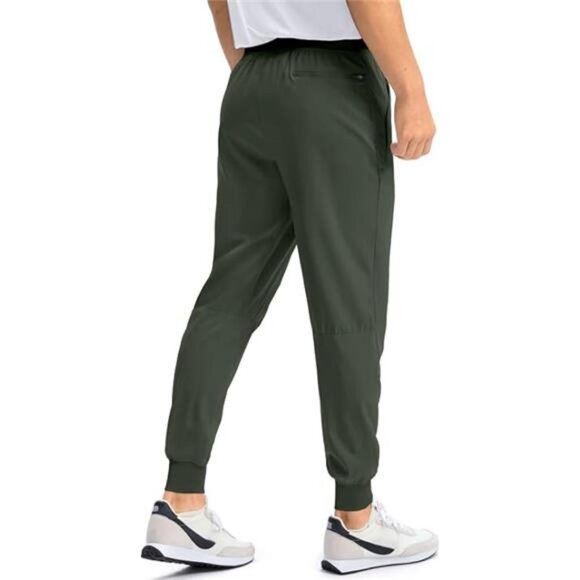 Mens Joggers with Zipper Pockets Lightweight Sweatpants Workout Athletic Pants - Picture 3 of 7